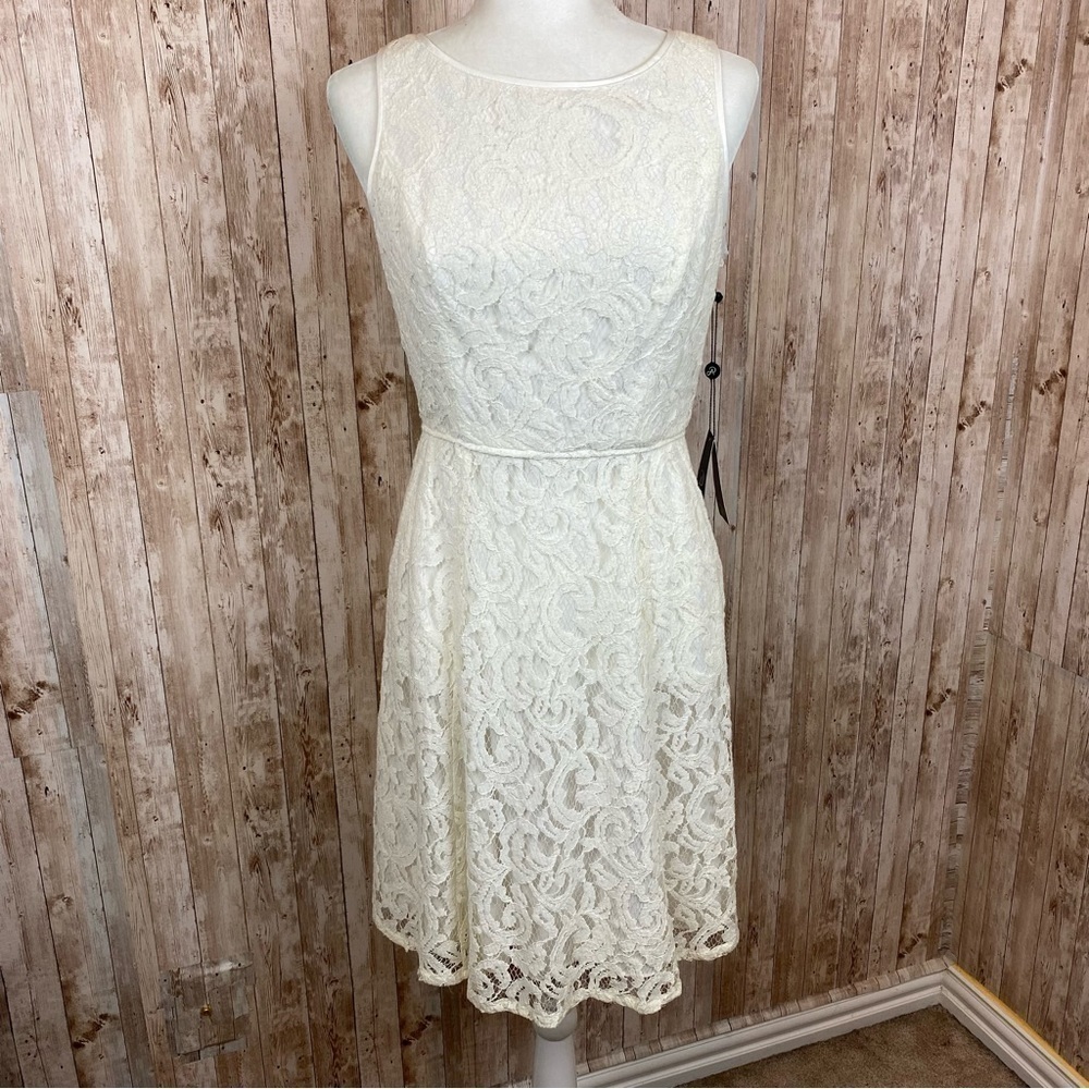 Adrianna Papell Sleeveless Lace Dress Size‎ 6